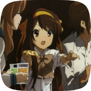 🌟 emoji Haruhi Suzumiya @evafiaii Telegram sticker 18 of 51