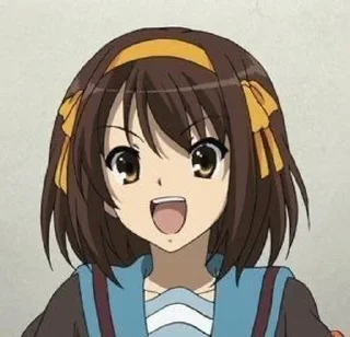 🌟 emoji Haruhi Sudzumiya Telegram sticker 5 of 29