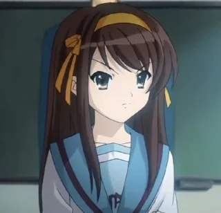 🌟 emoji Haruhi Sudzumiya Telegram sticker 19 of 29