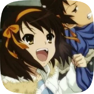 🌟 emoji Haruhi Suzumiya @evafiaii Telegram sticker 21 of 51