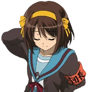 🙄 emoji Haruhi Telegram sticker 8 of 53