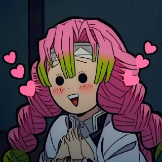 🌟 emoji Mitsuri Kanroji★ Telegram sticker 13 of 13