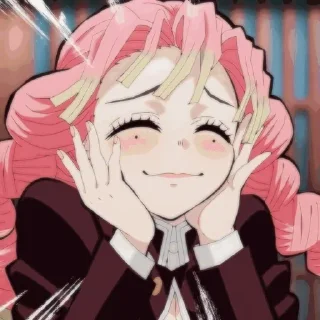 Sticker from mitsuri kanroji !! 🎀
