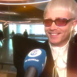 Sticker from joost interview !