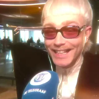 Sticker from joost interview !