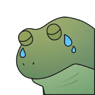 😭 emoji :worry: in 4K Telegram sticker 15 of 22