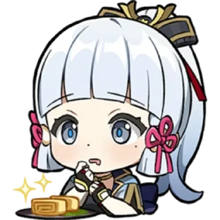Sticker from Ayaka. | by: @arolinrstickers