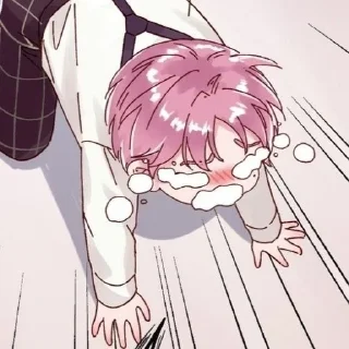 😭 emoji Ван И "Злодей хочет спастись". Telegram sticker 15 of 120