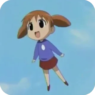 ☁️ emoji Brainrot Azumanga Daioh Telegram sticker 21 of 72
