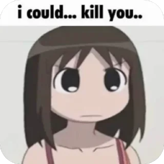 🤬 emoji Brainrot Azumanga Daioh Telegram sticker 6 of 72