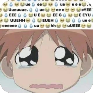 🥺 emoji Brainrot Azumanga Daioh Telegram sticker 5 of 72