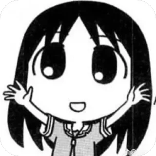 Sticker from Brainrot Azumanga Daioh