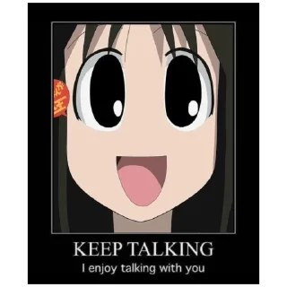 🥰 emoji Brainrot Azumanga Daioh Telegram sticker 24 of 72