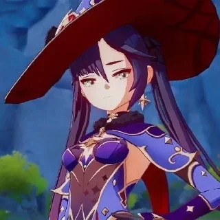 🌟 emoji Мона -> @animebotsa Telegram sticker 1 of 38