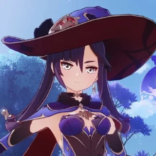 🌟 emoji Мона -> @animebotsa Telegram sticker 2 of 38