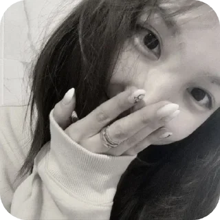 Sticker from korean girl