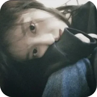 Sticker from korean girl