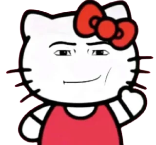 👋 emoji Hello kitty Telegram sticker 5 of 34