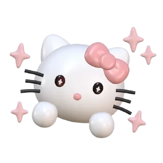 🤩 emoji Hello kitty Telegram sticker 22 of 34