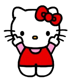 😊 emoji Hello kitty Telegram sticker 6 of 34