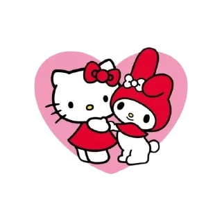 ❤️ emoji Hello kitty Telegram sticker 8 of 34