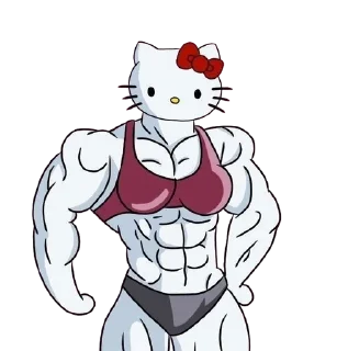 👊 emoji Hello kitty Telegram sticker 20 of 34