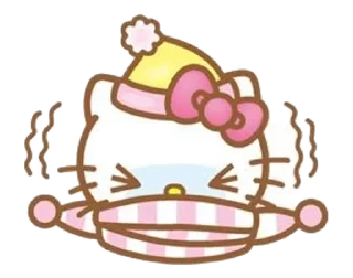 🥶 emoji Hello kitty Telegram sticker 10 of 34