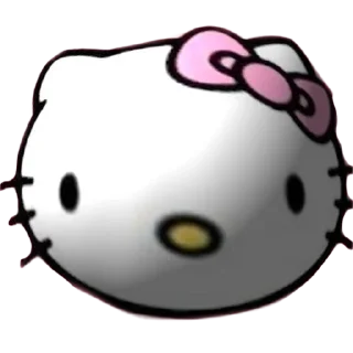 😳 emoji Hello kitty Telegram sticker 17 of 34