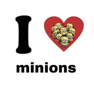 🌟 emoji миньончики<3♡♡♡!! Telegram sticker 3 of 53