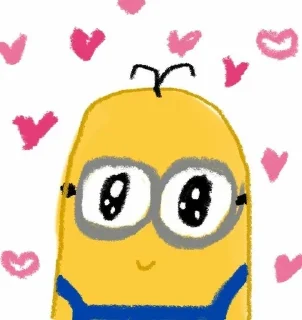🌟 emoji миньончики<3♡♡♡!! Telegram sticker 14 of 53