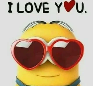 🌟 emoji миньончики<3♡♡♡!! Telegram sticker 8 of 53