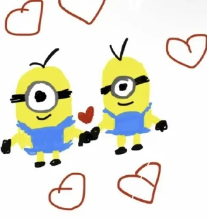 🌟 emoji миньончики<3♡♡♡!! Telegram sticker 13 of 53