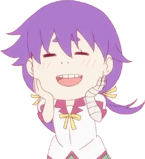 ☺️ emoji 💮 Аниме @Stikerhi_bot Telegram sticker 12 of 120