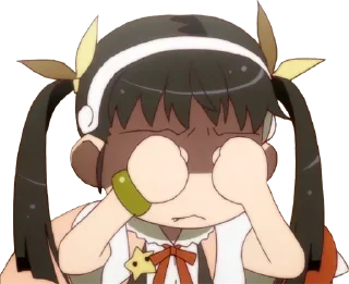 🙈 emoji 💮 Аниме @Stikerhi_bot Telegram sticker 7 of 120