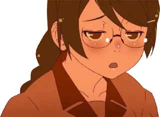 😒 emoji 💮 Аниме @Stikerhi_bot Telegram sticker 5 of 120