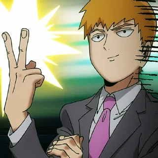 Sticker from Arataka Reigen by @diletantk0