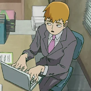 Sticker from Arataka Reigen by @diletantk0
