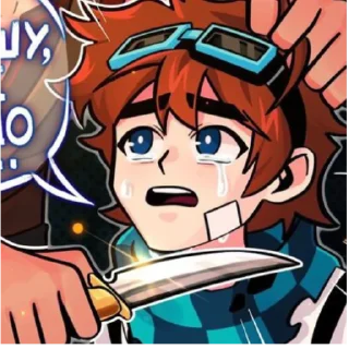 😥 emoji Лололошка от @zivchik19 Telegram sticker 11 of 98