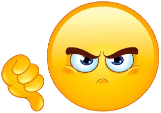 👎 emoji Смайлики @stickers104 Telegram sticker 17 of 85