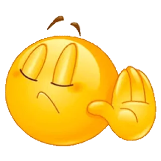 ✋ emoji Смайлики @stickers104 Telegram sticker 13 of 85