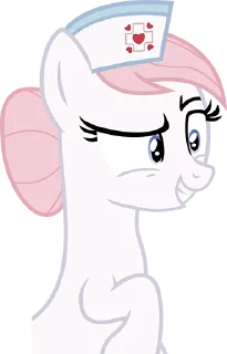 😨 emoji @mlpstickers Nurse Redheart pack Telegram sticker 9 of 20