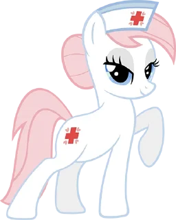 Sticker from @mlpstickers Nurse Redheart pack