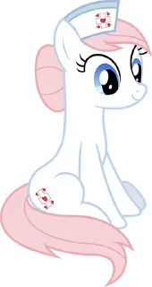 Sticker from @mlpstickers Nurse Redheart pack