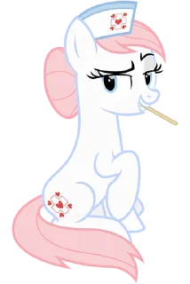 😉 emoji @mlpstickers Nurse Redheart pack Telegram sticker 5 of 20