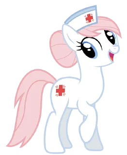 😄 emoji @mlpstickers Nurse Redheart pack Telegram sticker 7 of 20