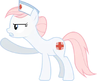 😤 emoji @mlpstickers Nurse Redheart pack Telegram sticker 16 of 20