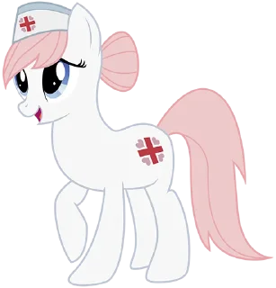 😇 emoji @mlpstickers Nurse Redheart pack Telegram sticker 20 of 20