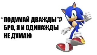 Sticker from Советы от соника