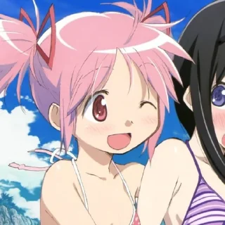 Sticker from Madoka Magica @kiwiys
