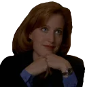 Sticker from Dana Scully